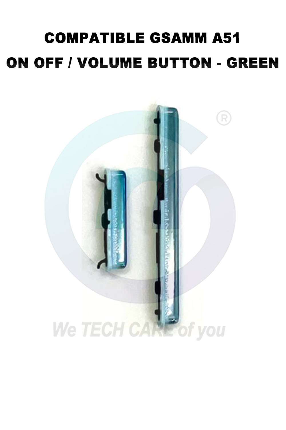 COMPATIBLE GSAMM A51 ON OFF / VOLUME BUTTON - GREEN