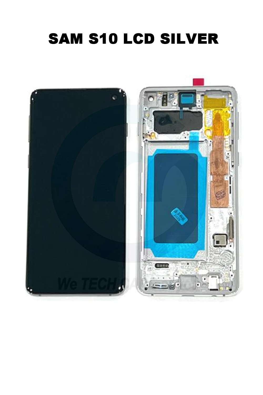 COMPATIBLE GSAMM S10 (G973) LCD F/SET - SILVER