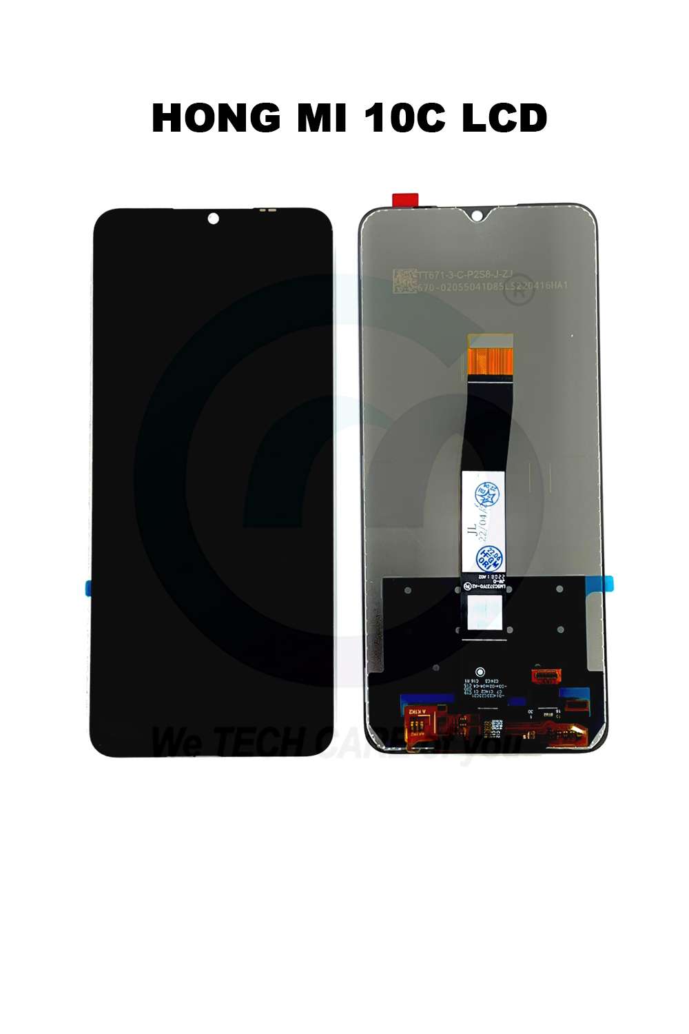 COMPATIBLE GHMM 10C / POCO C40  LCD F/SET - BLACK