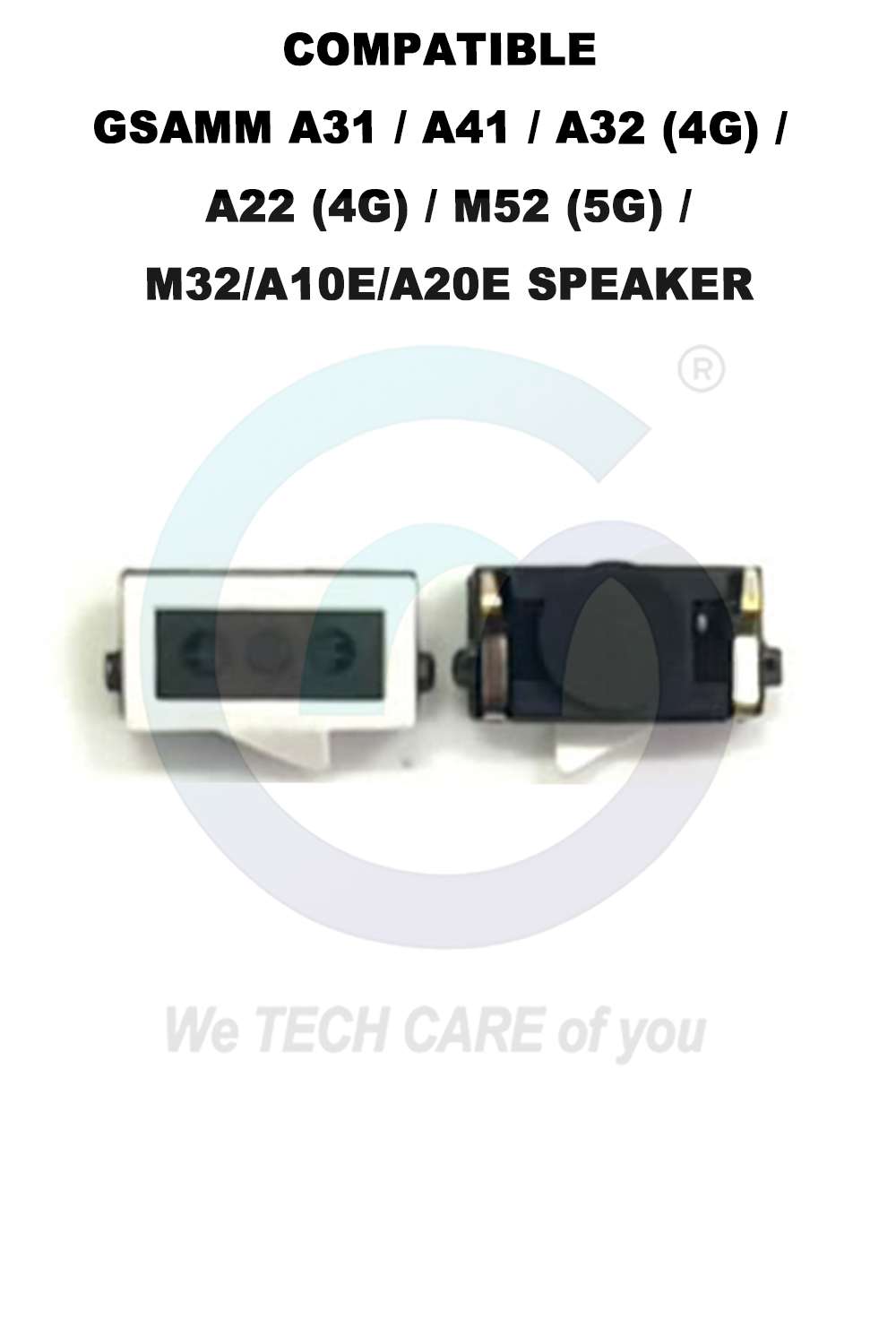 COMPATIBLE GSAMM A31 / A41 / A32 (4G) / A22 (4G) / M52 (5G) /M32/A10E/A20E SPEAKER
