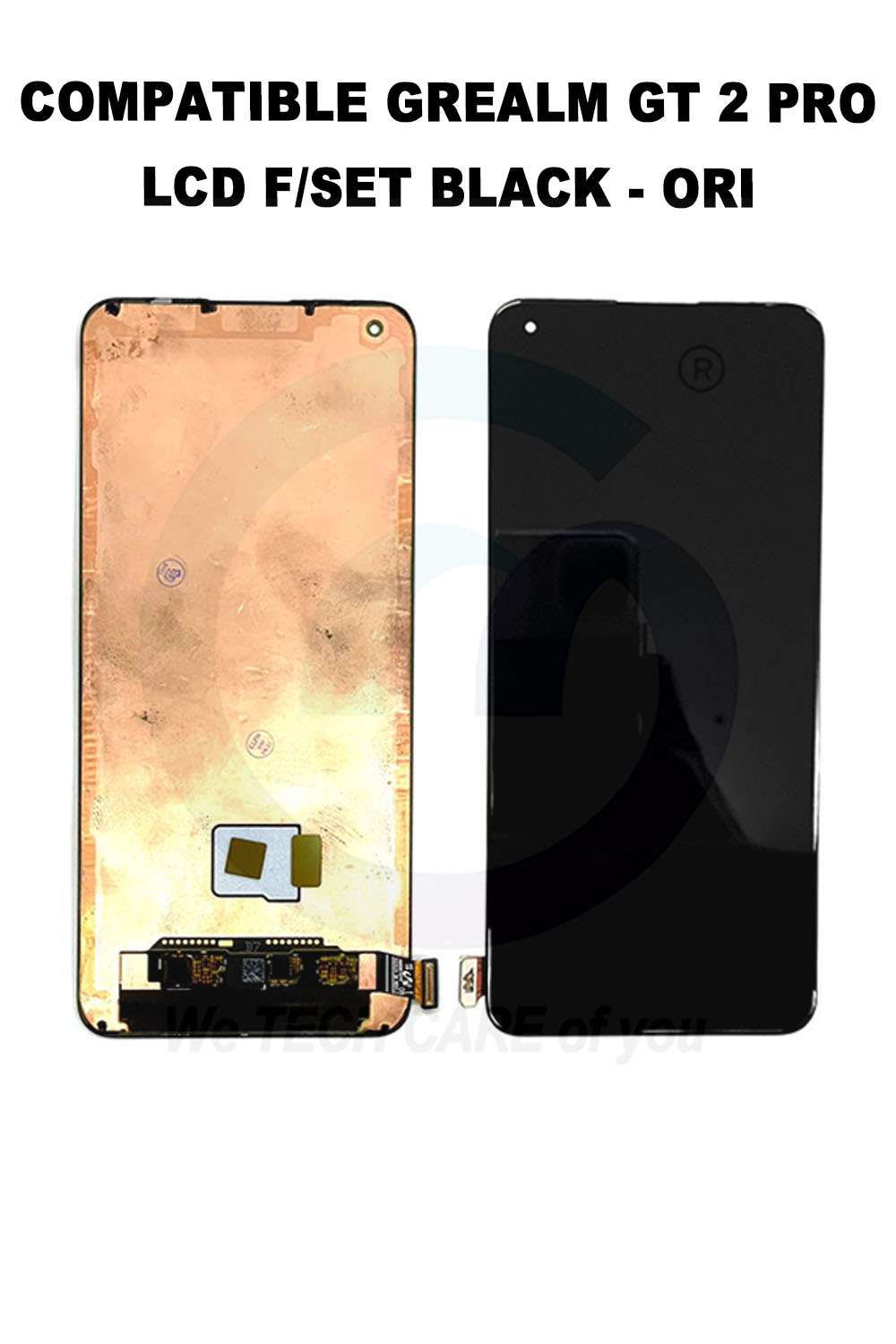 COMPATIBLE GREALM GT 2 PRO LCD F/SET BLACK - ORI
