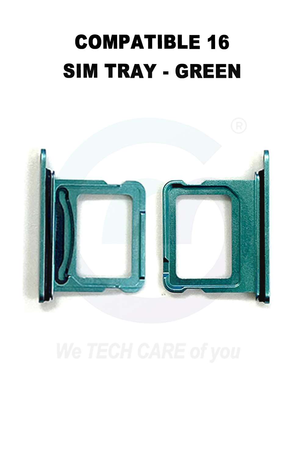 COMPATIBLE 16 SIM TRAY - GREEN
