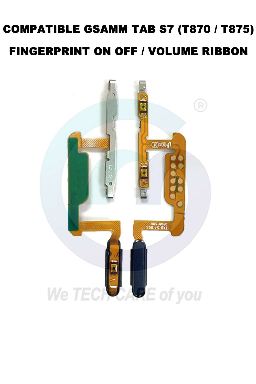 COMPATIBLE GSAMM TAB S7 (T870 / T875) FINGERPRINT ON OFF / VOLUME RIBBON