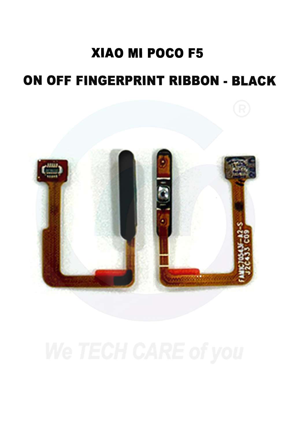 COMPATIBLE GXMM POCO F5 / F5 PRO ON OFF FINGERPRINT RIBBON - BLACK