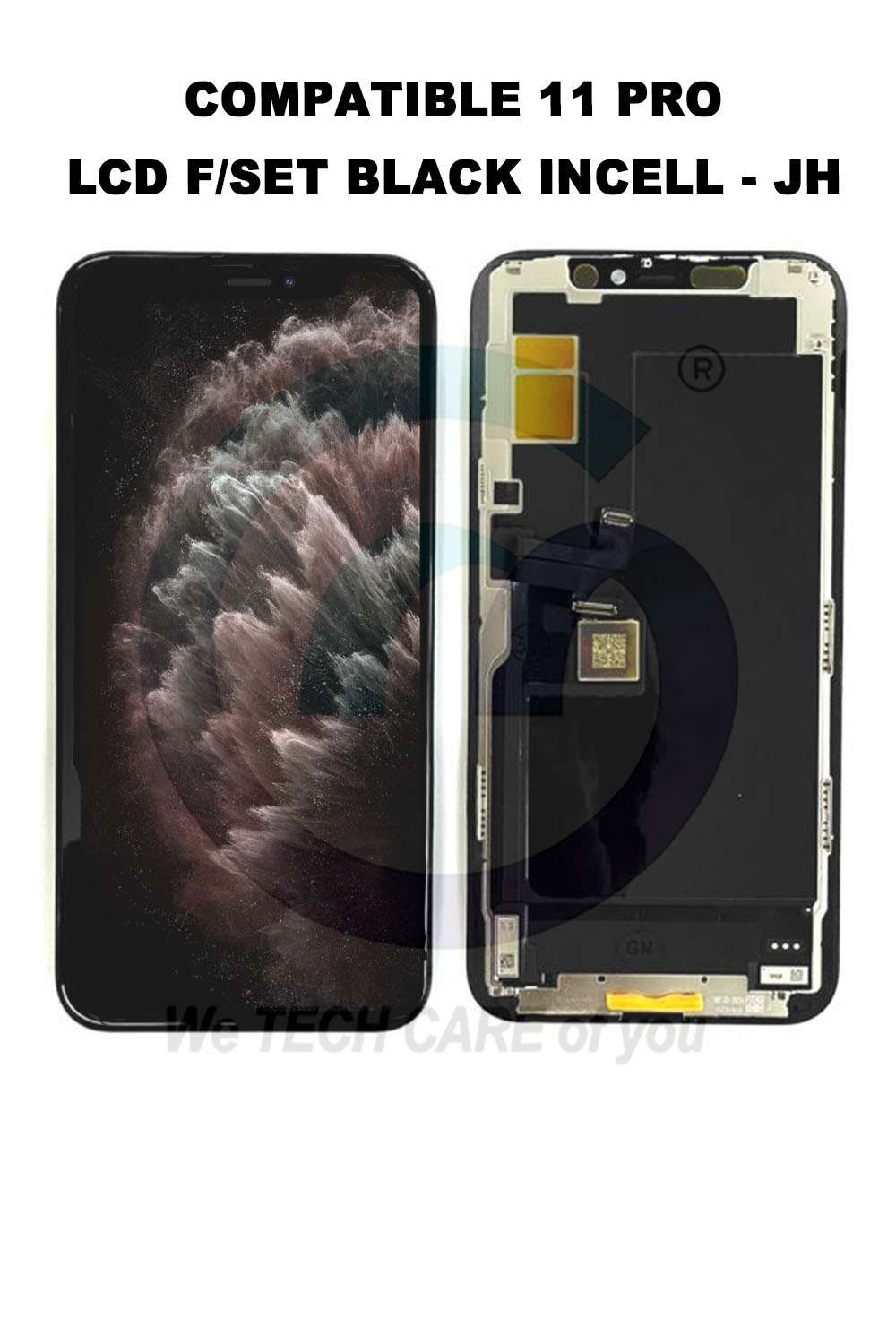 COMPATIBLE 11 PRO LCD F/SET BLACK INCELL - JH