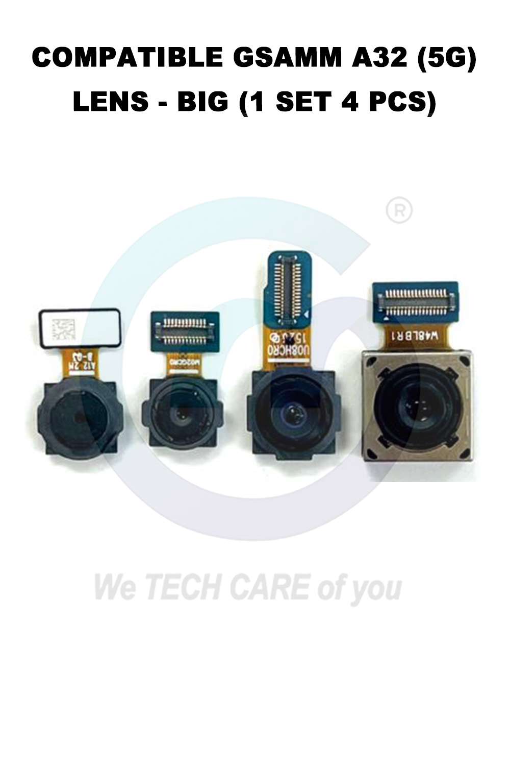 COMPATIBLE GSAMM A32 (5G) LENS - BIG (1 SET 4 PCS)