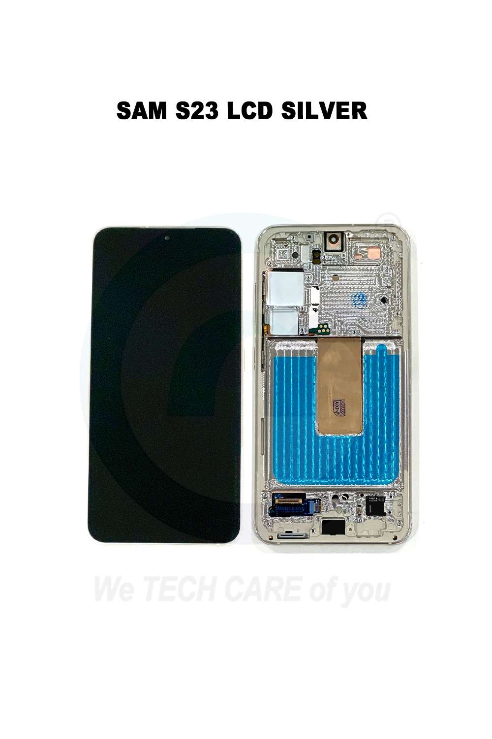 COMPATIBLE GSAMM S23 LCD F/SET SILVER - ORI