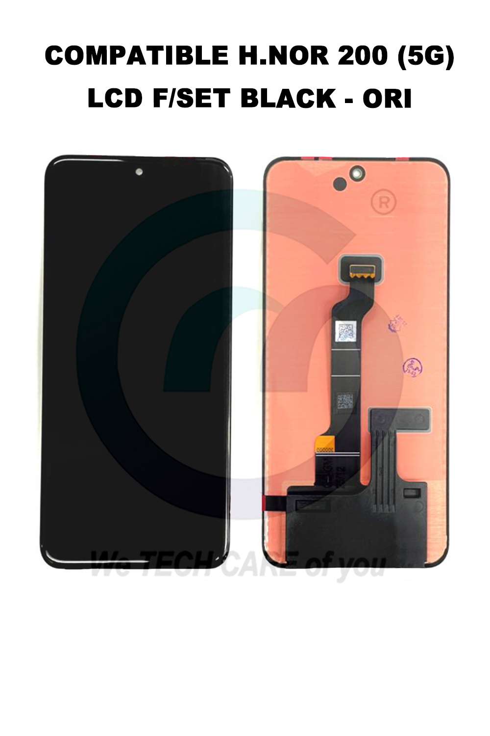 COMPATIBLE H.NOR 200 (5G) LCD F/SET BLACK - ORI