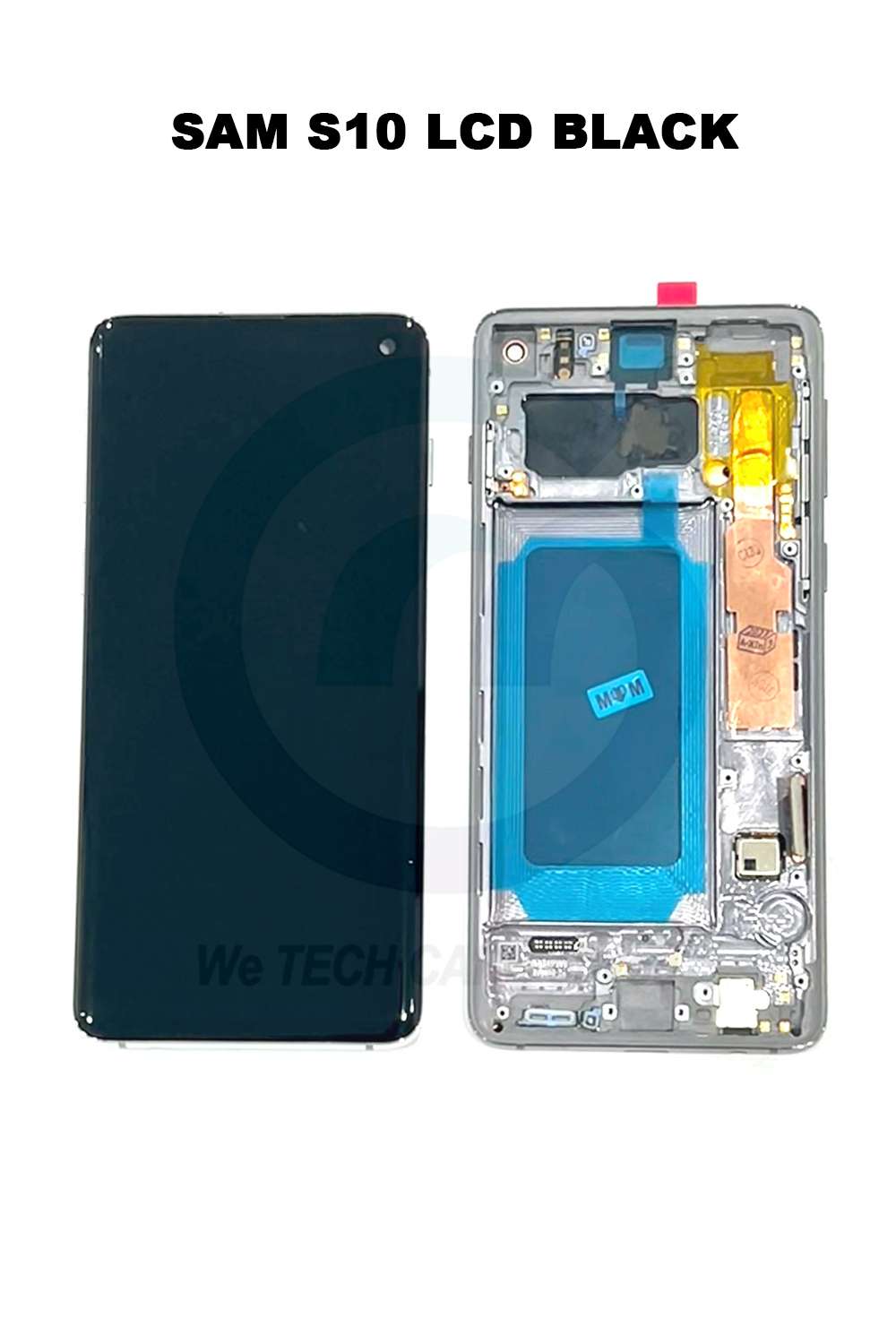 COMPATIBLE GSAMM S10 (G973) LCD F/SET - BLACK