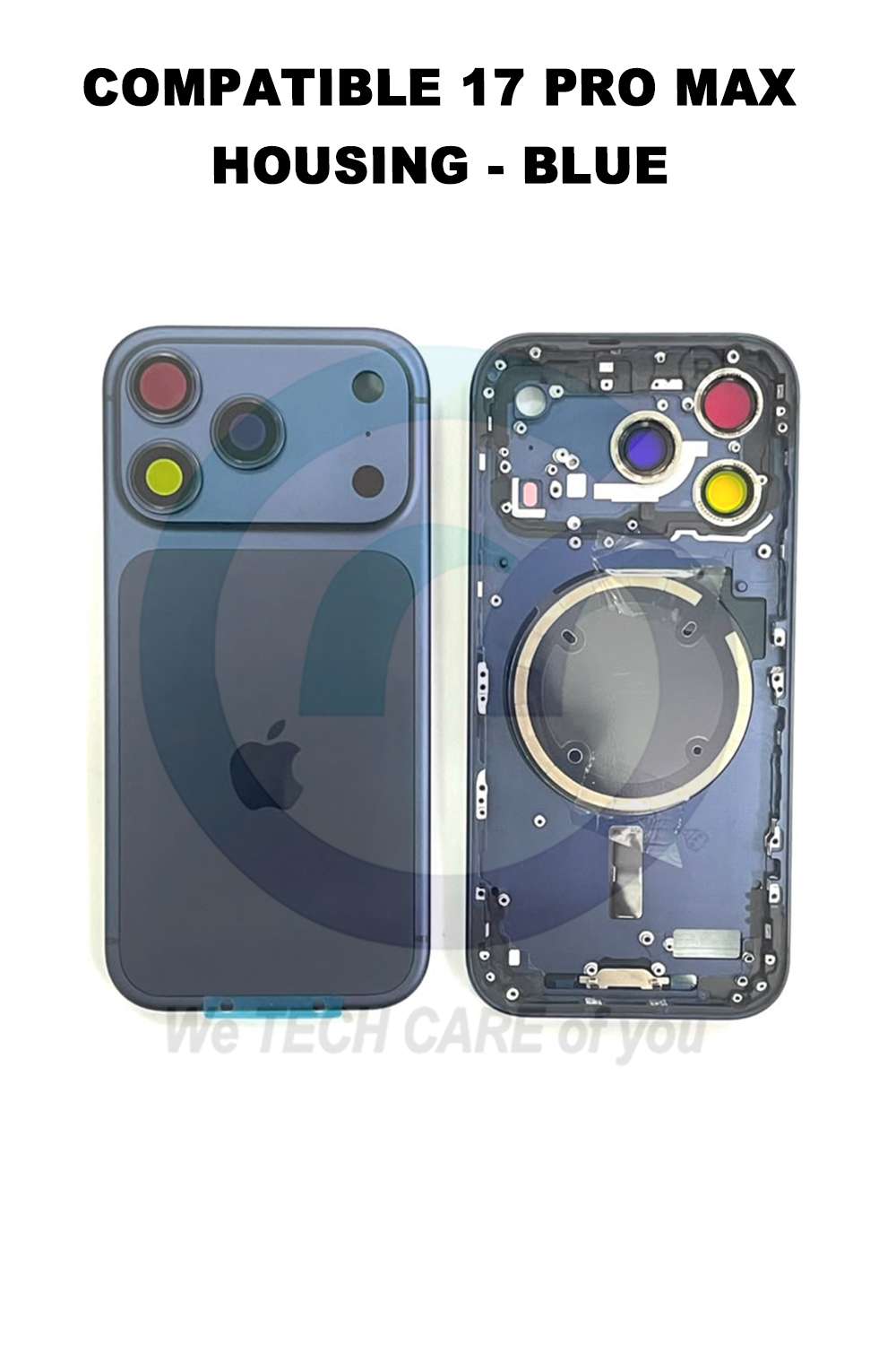 COMPATIBLE 17 PRO MAX HOUSING - BLUE