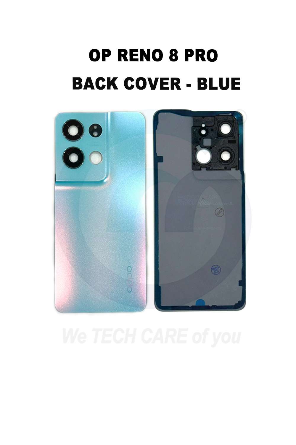 COMPATIBLE GOPPM RENO 8 PRO (5G) / RENO 8 PRO PLUS BACK COVER - BLUE