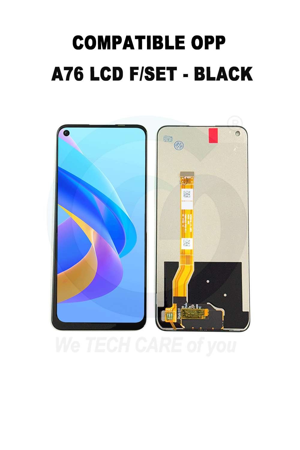 COMPATIBLE GOPPM A36 / A76 LCD F/SET - BLACK
