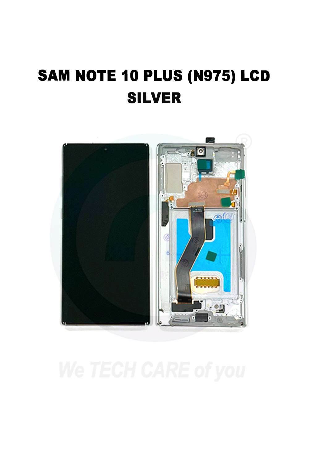 COMPATIBLE GSAMM NOTE 10 PLUS (N975) LCD F/SET SILVER - ORI