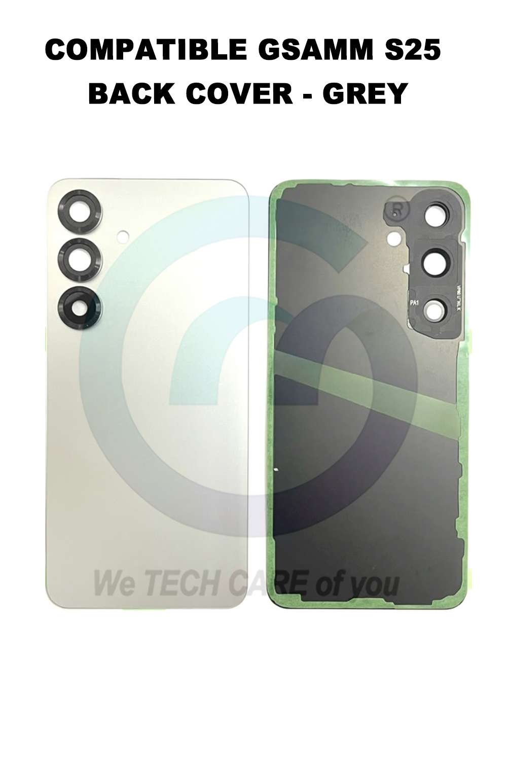 COMPATIBLE GSAMM S25 BACK COVER - GREY