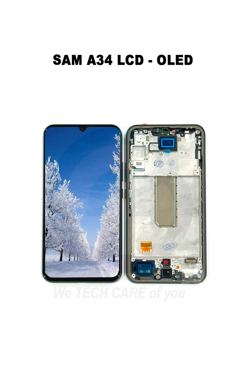 COMPATIBLE GSAMM A34 LCD F/SET BLACK - OLED
