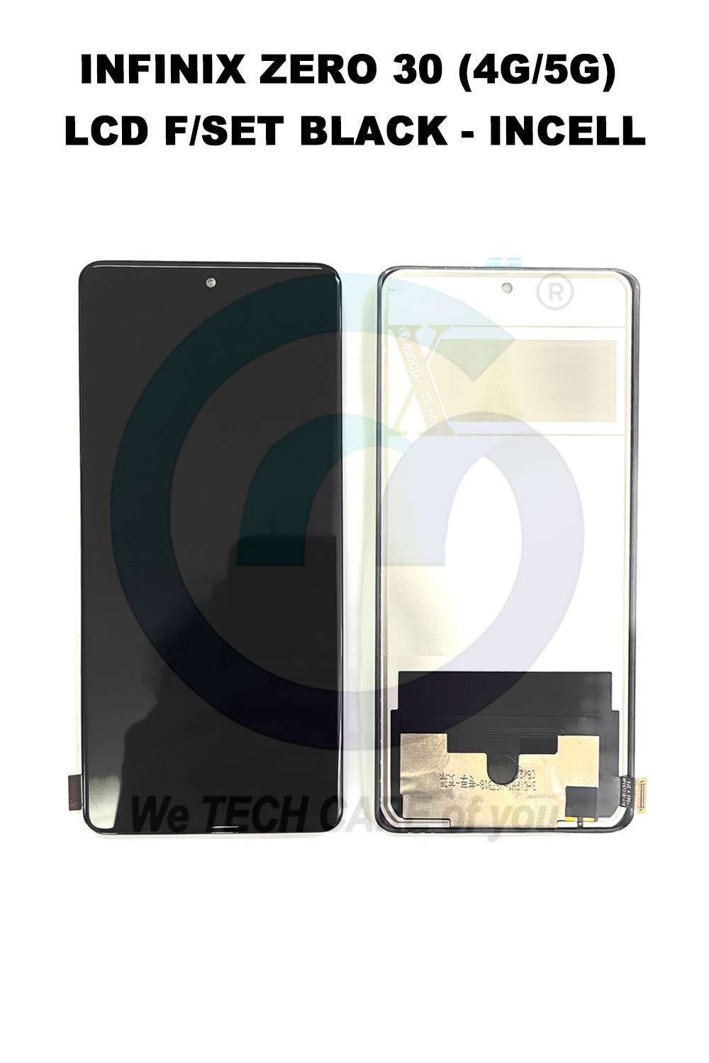 INFINIX ZERO 30 (4G/5G) LCD F/SET BLACK - INCELL