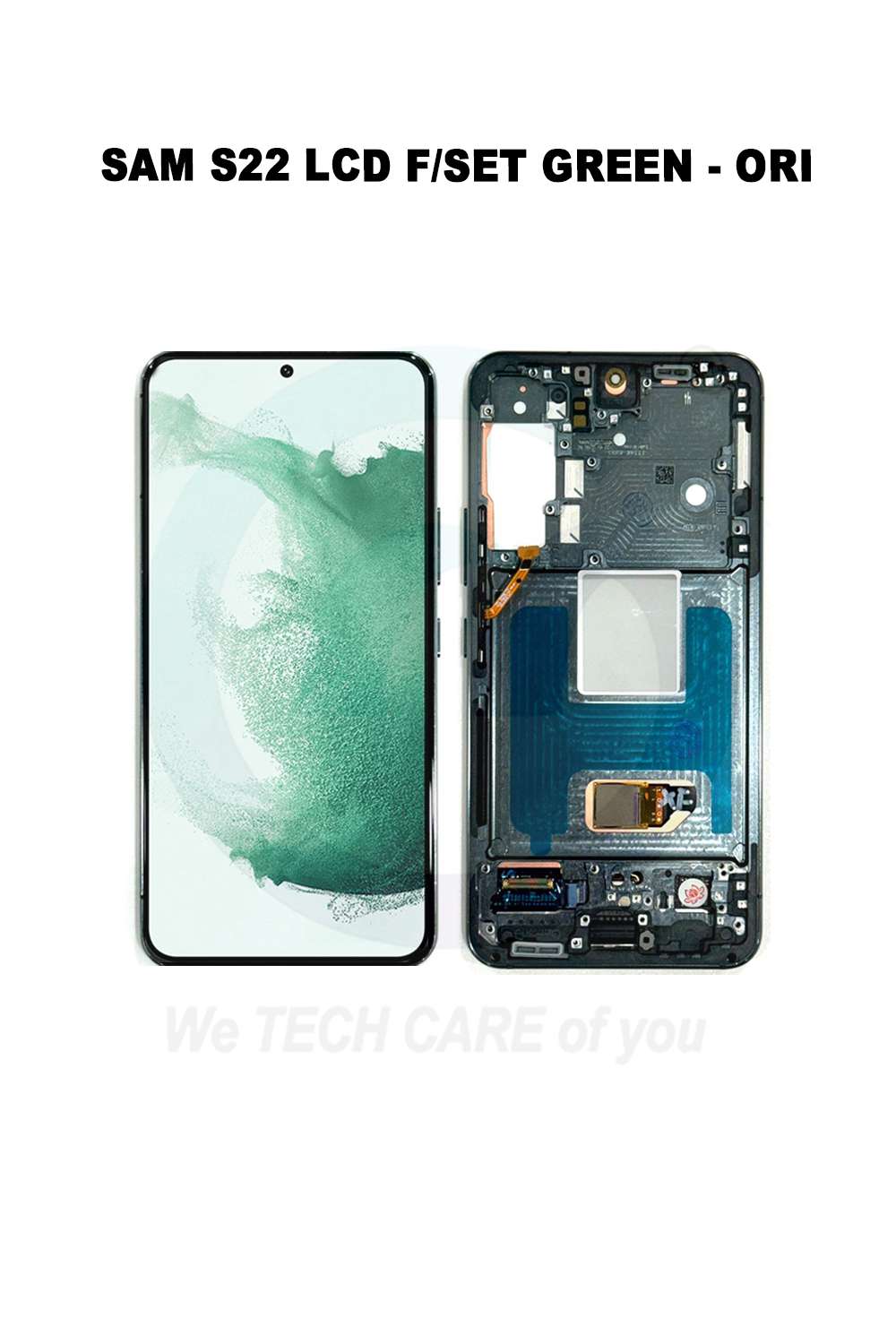 COMPATIBLE GSAMM S22 LCD F/SET GREEN - ORI