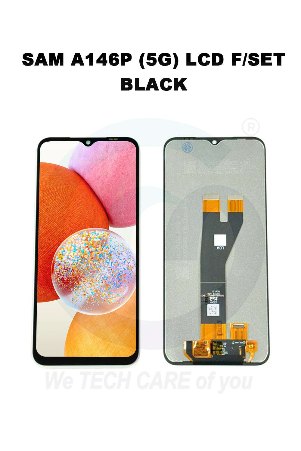 COMPATIBLE GSAMM A146P (5G) LCD F/SET - BLACK