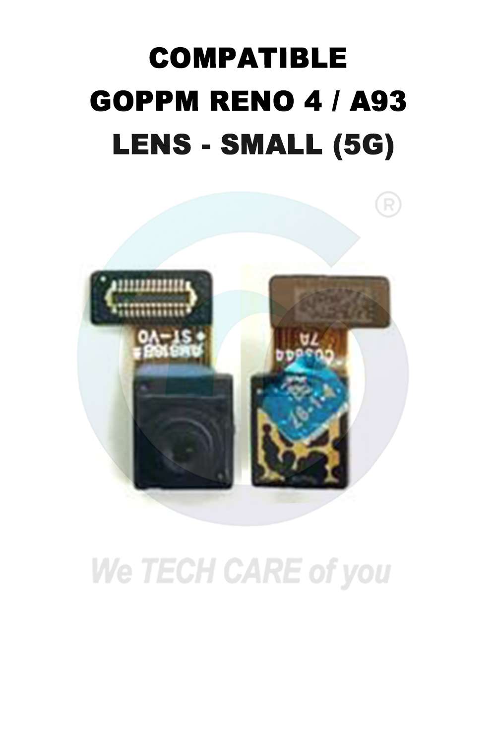 COMPATIBLE GOPPM RENO 4 / A93 LENS - SMALL (5G)