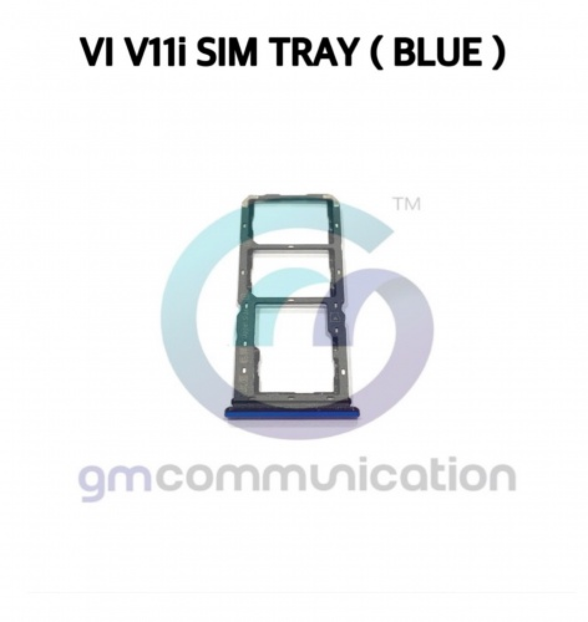 COMPATIBLE GVIVM V11I SIM TRAY - BLUE
