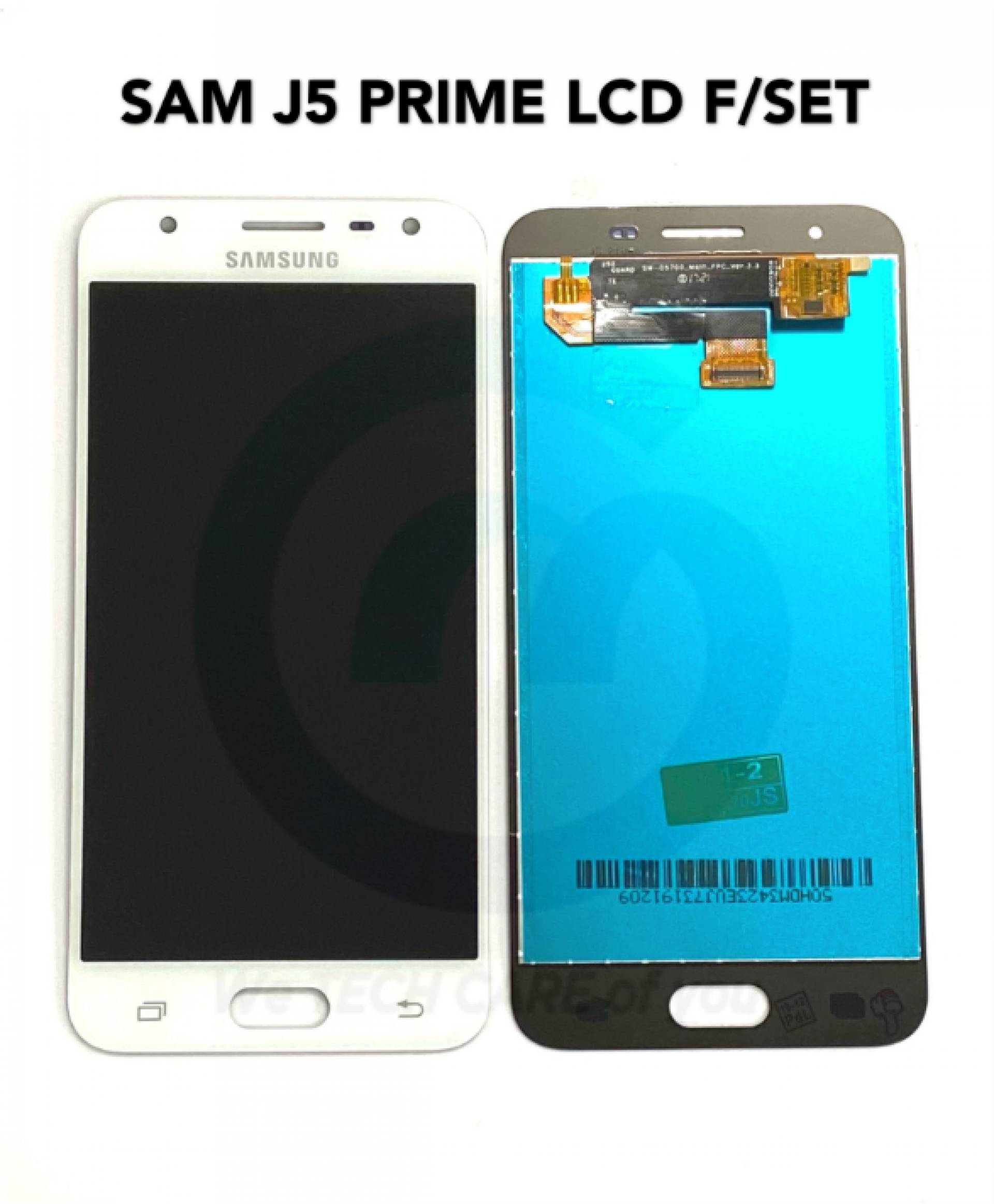 COMPATIBLE GSAMM J5 PRIME LCD F/SET - WHITE