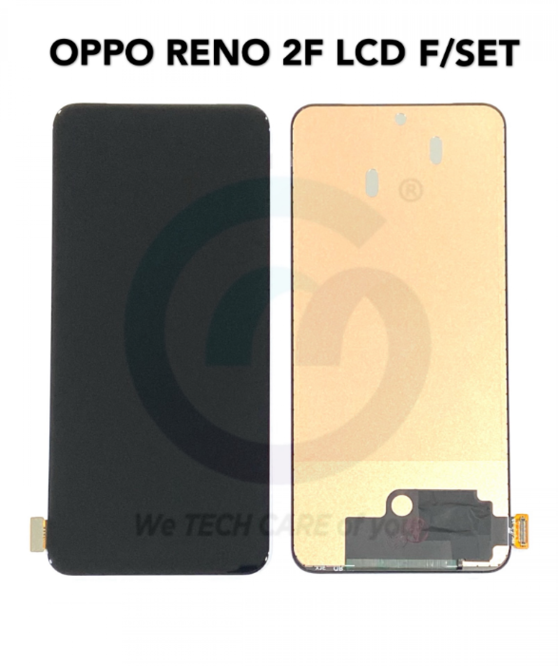 COMPATIBLE GOPPM RENO 2F LCD F/SET BLACK - OLED