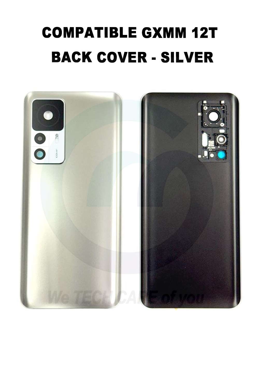 COMPATIBLE GXMM 12T (108MP) BACK COVER - SILVER