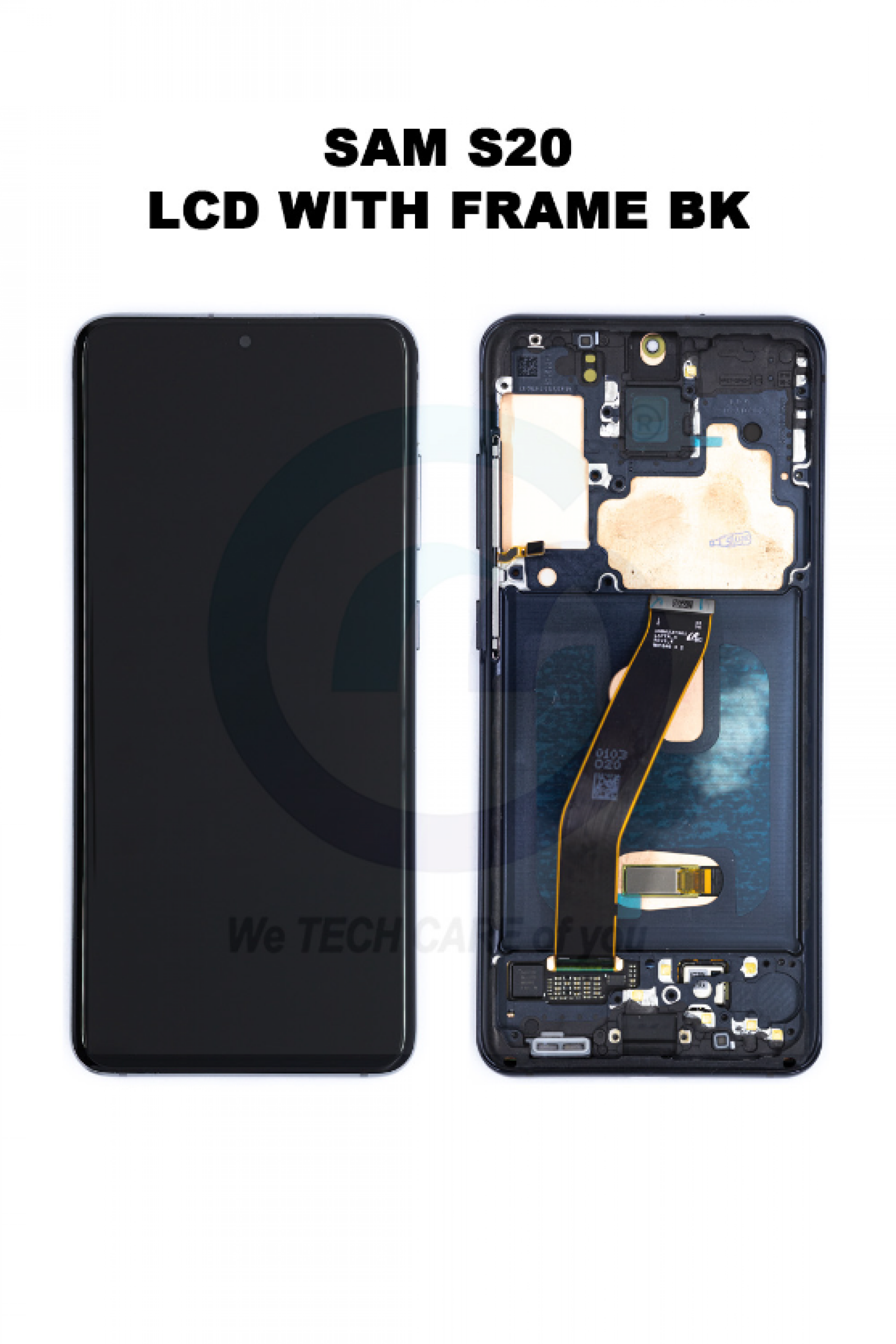 COMPATIBLE GSAMM S20 (G980) LCD F/SET BLACK - ORI