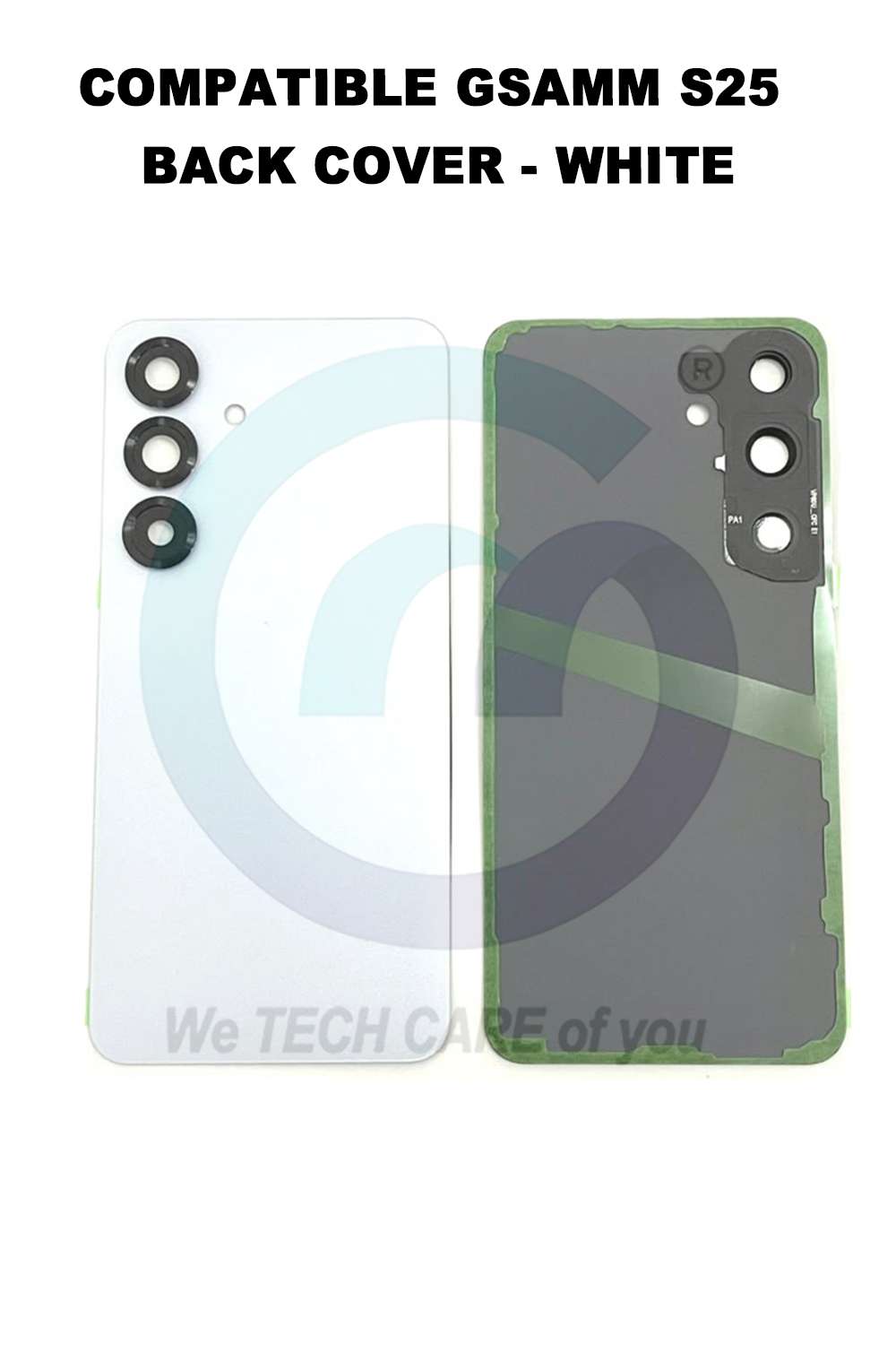 COMPATIBLE GSAMM S25 BACK COVER - WHITE