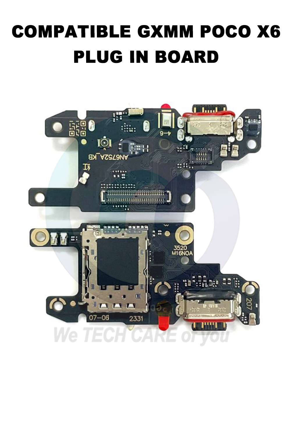 COMPATIBLE GXMM POCO X6 PLUG IN BOARD