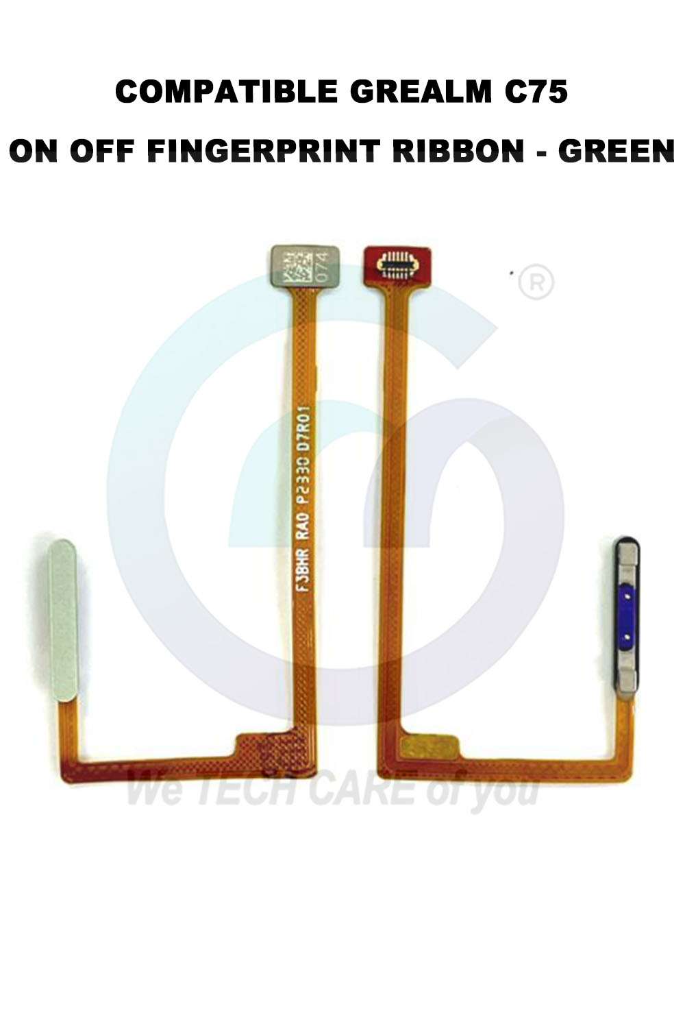 COMPATIBLE GREALM C75 ON OFF FINGERPRINT RIBBON - GREEN