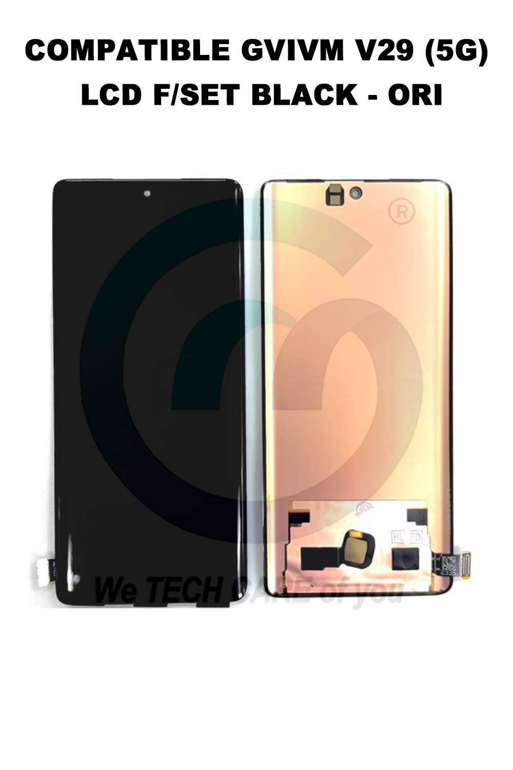 COMPATIBLE GVIVM V29 (5G) LCD F/SET BLACK - ORI
