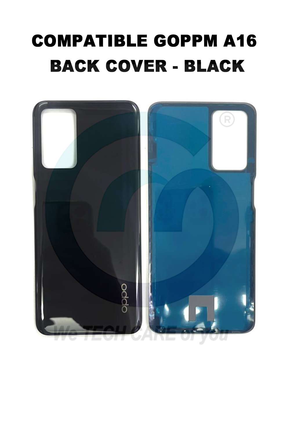 COMPATIBLE GOPPM A16 BACK COVER - BLACK