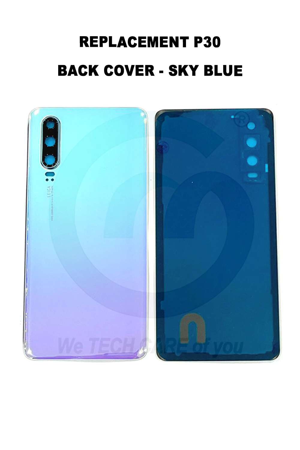 COMPATIBLE P.30 PRO BACK COVER - SKYBLUE