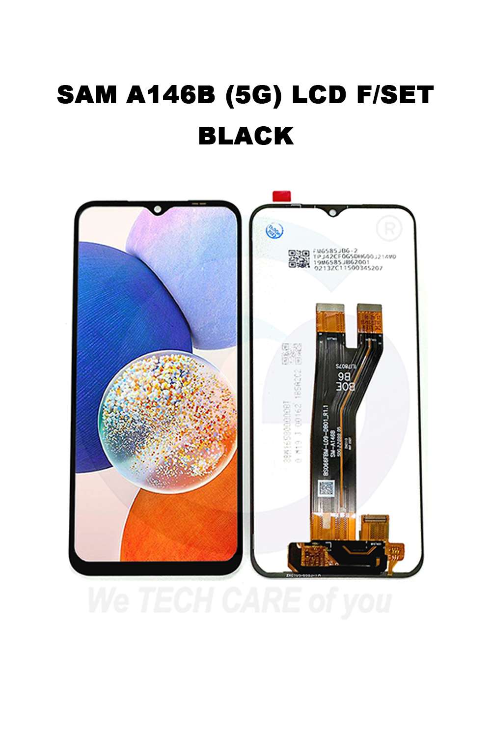 COMPATIBLE GSAMM A146B (5G) LCD F/SET - BLACK
