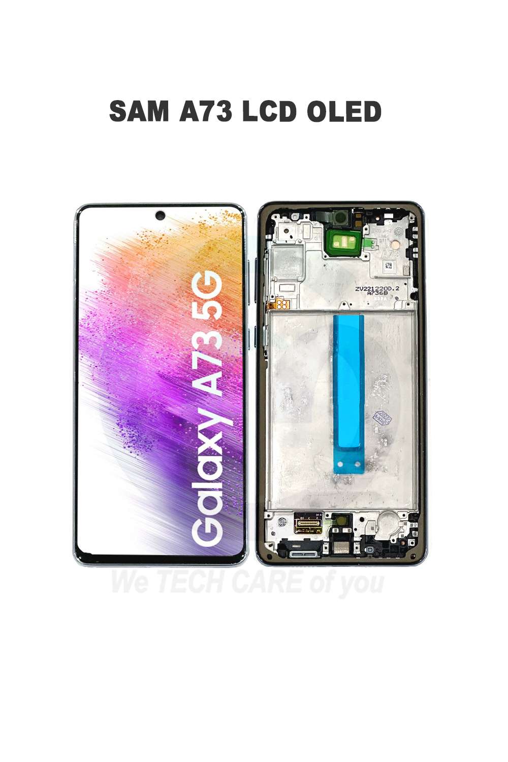 COMPATIBLE GSAMM A73 LCD F/SET BLACK - OLED