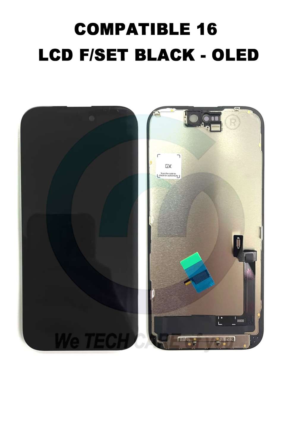 COMPATIBLE 16 LCD F/SET BLACK - OLED
