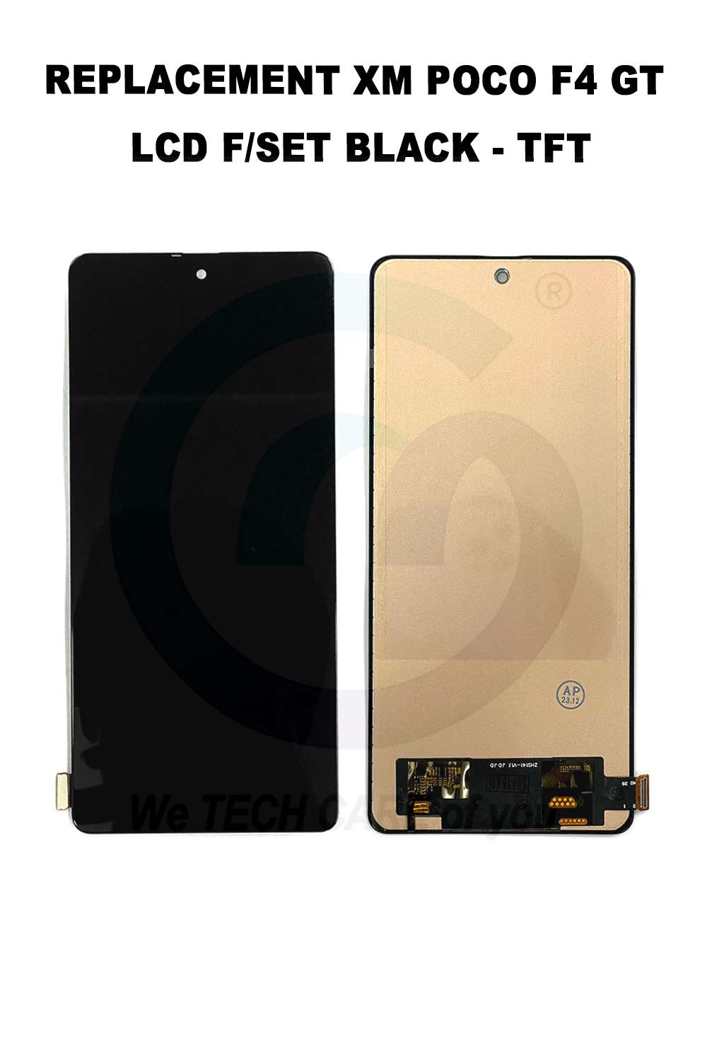 COMPATIBLE GXMM POCO F4 GT (5G) / GHMM K50 GAMING LCD F/SET BLACK - TFT