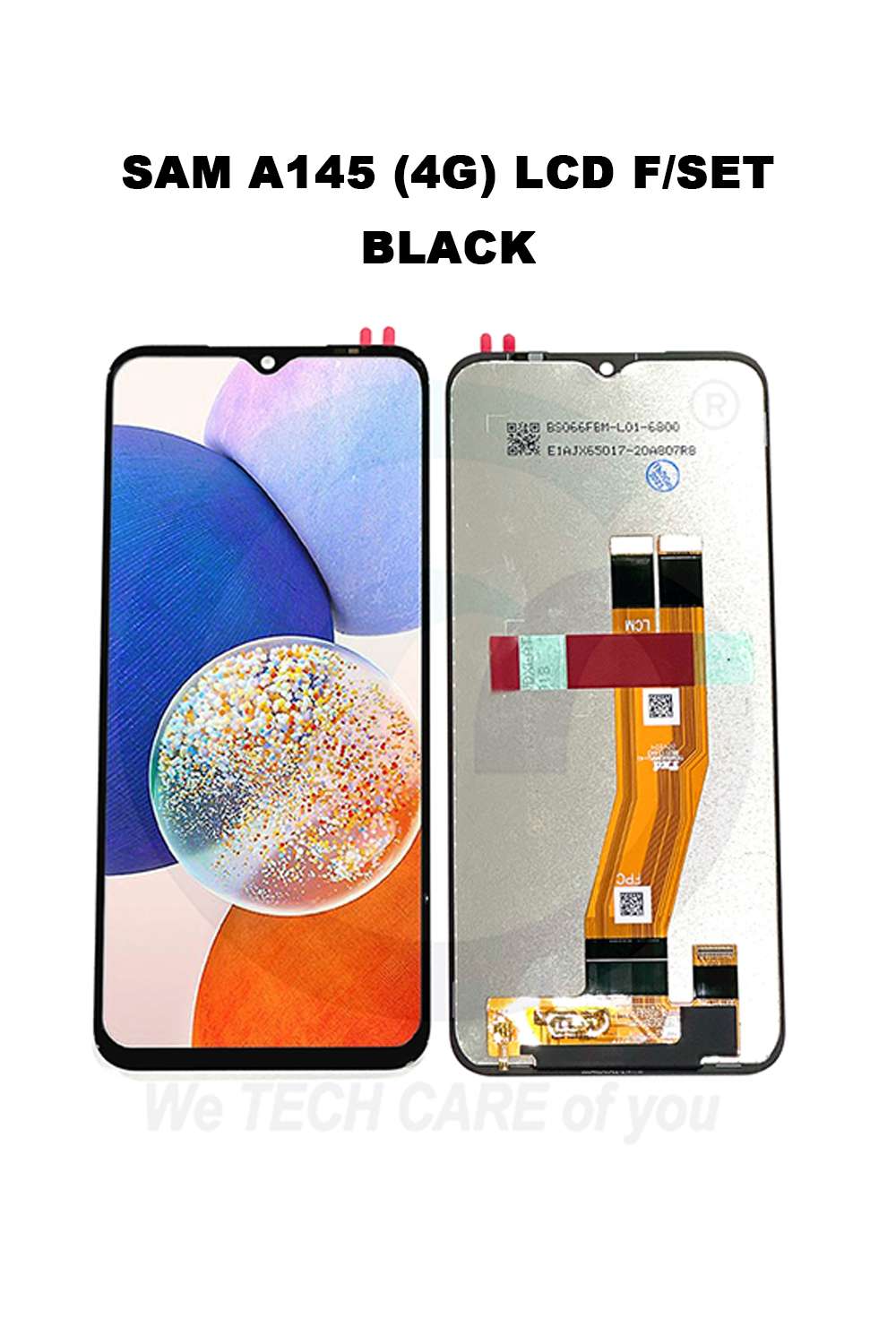COMPATIBLE GSAMM A145 (4G) LCD F/SET - BLACK