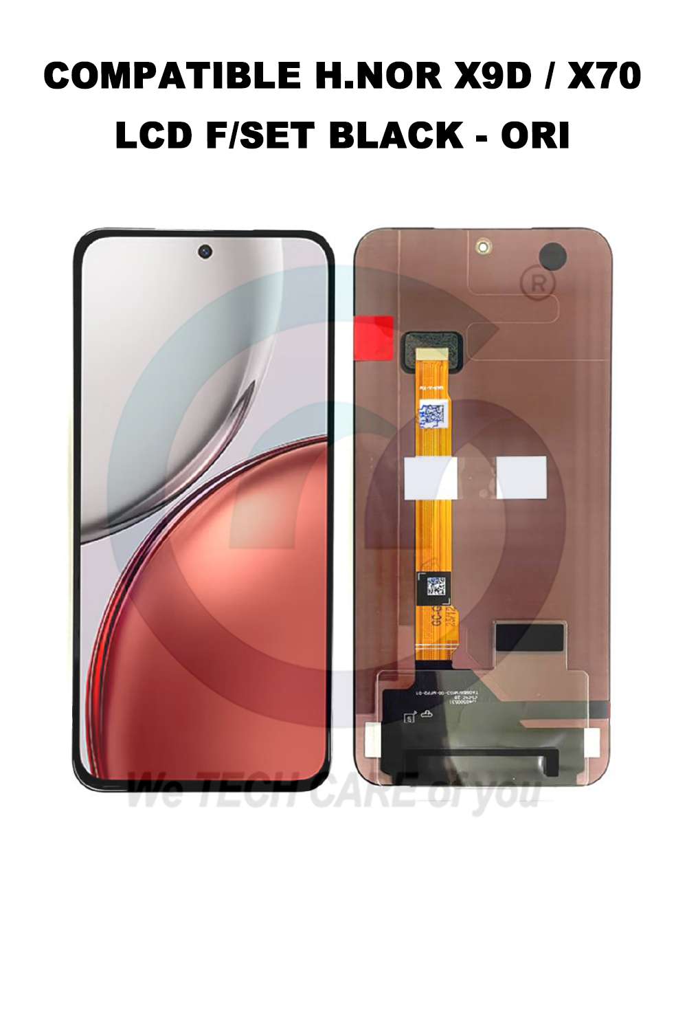 COMPATIBLE H.NOR X9D / X70 LCD F/SET BLACK - ORI