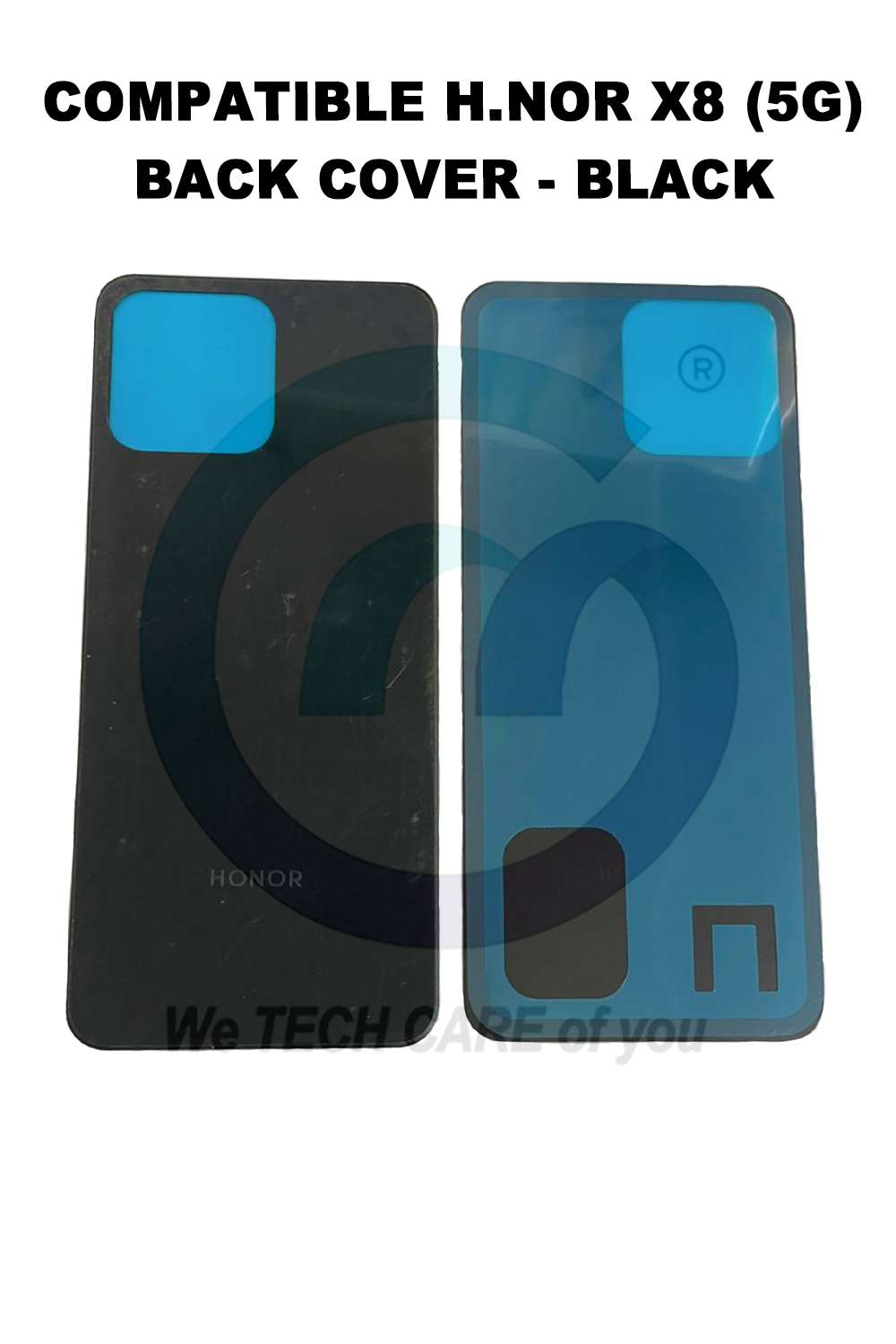 COMPATIBLE H.NOR X8 (5G) BACK COVER - BLACK