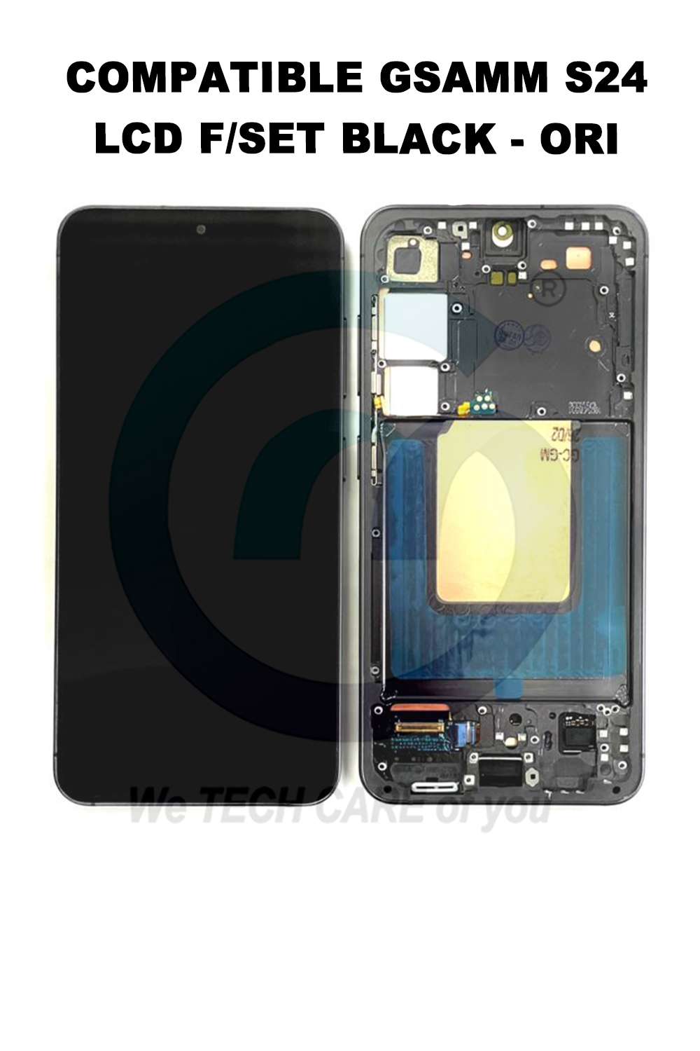 COMPATIBLE GSAMM S24 LCD F/SET BLACK - ORI