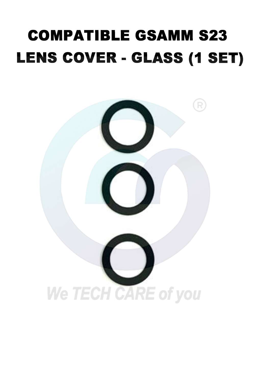 COMPATIBLE GSAMM S23 LENS COVER - GLASS (1 SET)