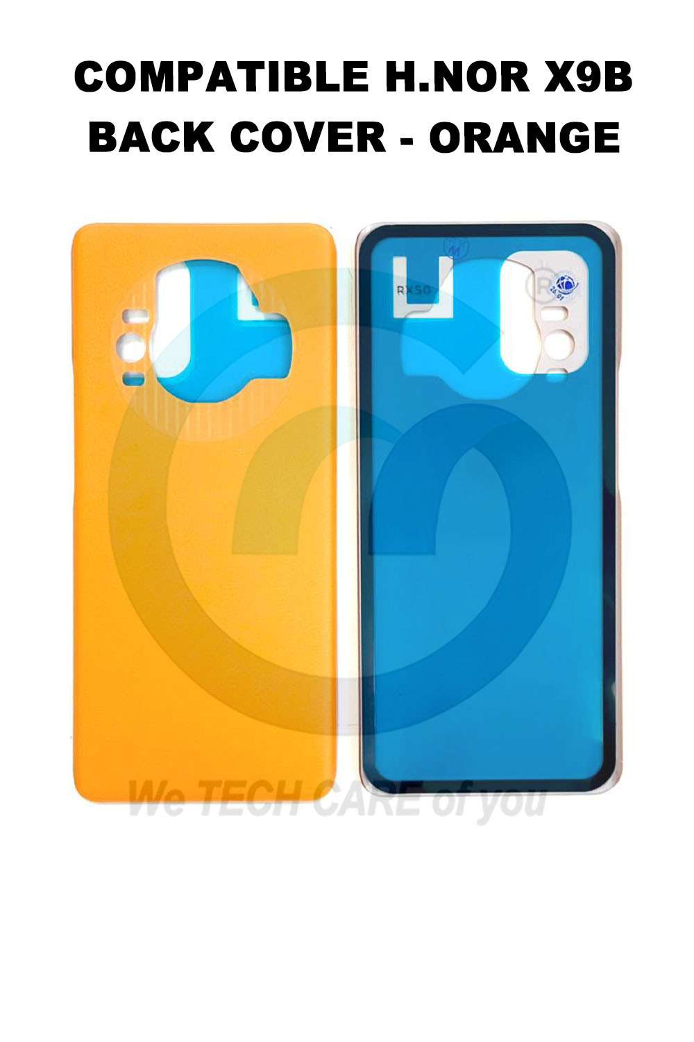 COMPATIBLE H.NOR X9B BACK COVER - ORANGE