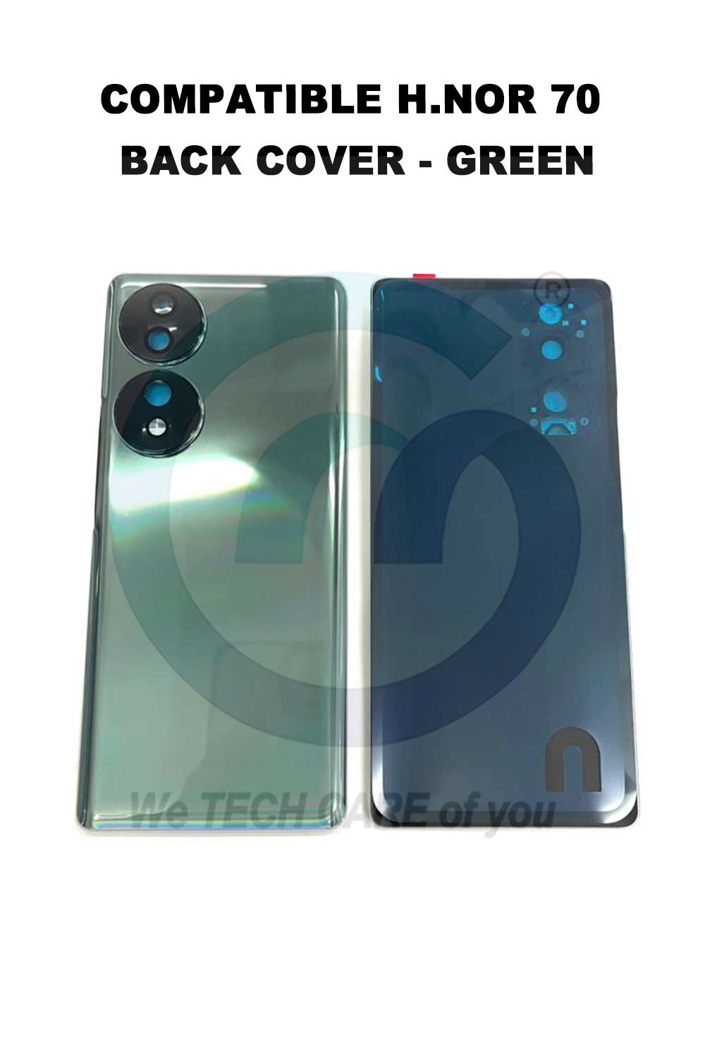 COMPATIBLE H.NOR 70 BACK COVER - GREEN