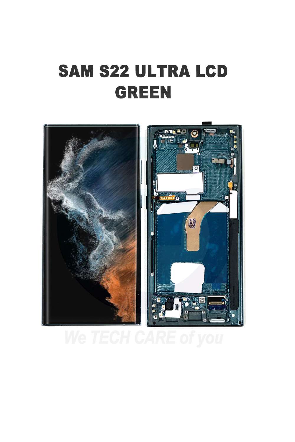 COMPATIBLE GSAMM S22 ULTRA LCD F/SET GREEN - ORI