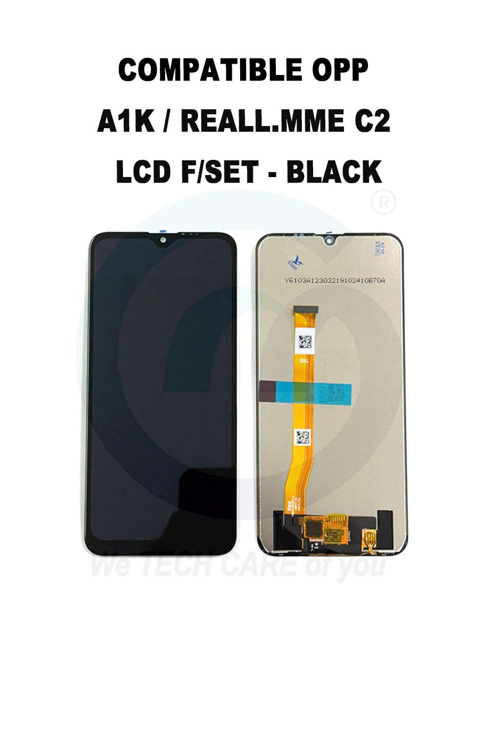 COMPATIBLE GOPPM A1K / GREALM C2 LCD F/SET - BLACK