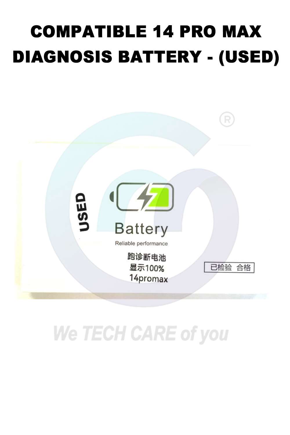 COMPATIBLE 14 PRO MAX DIAGNOSIS BATTERY - (USED)