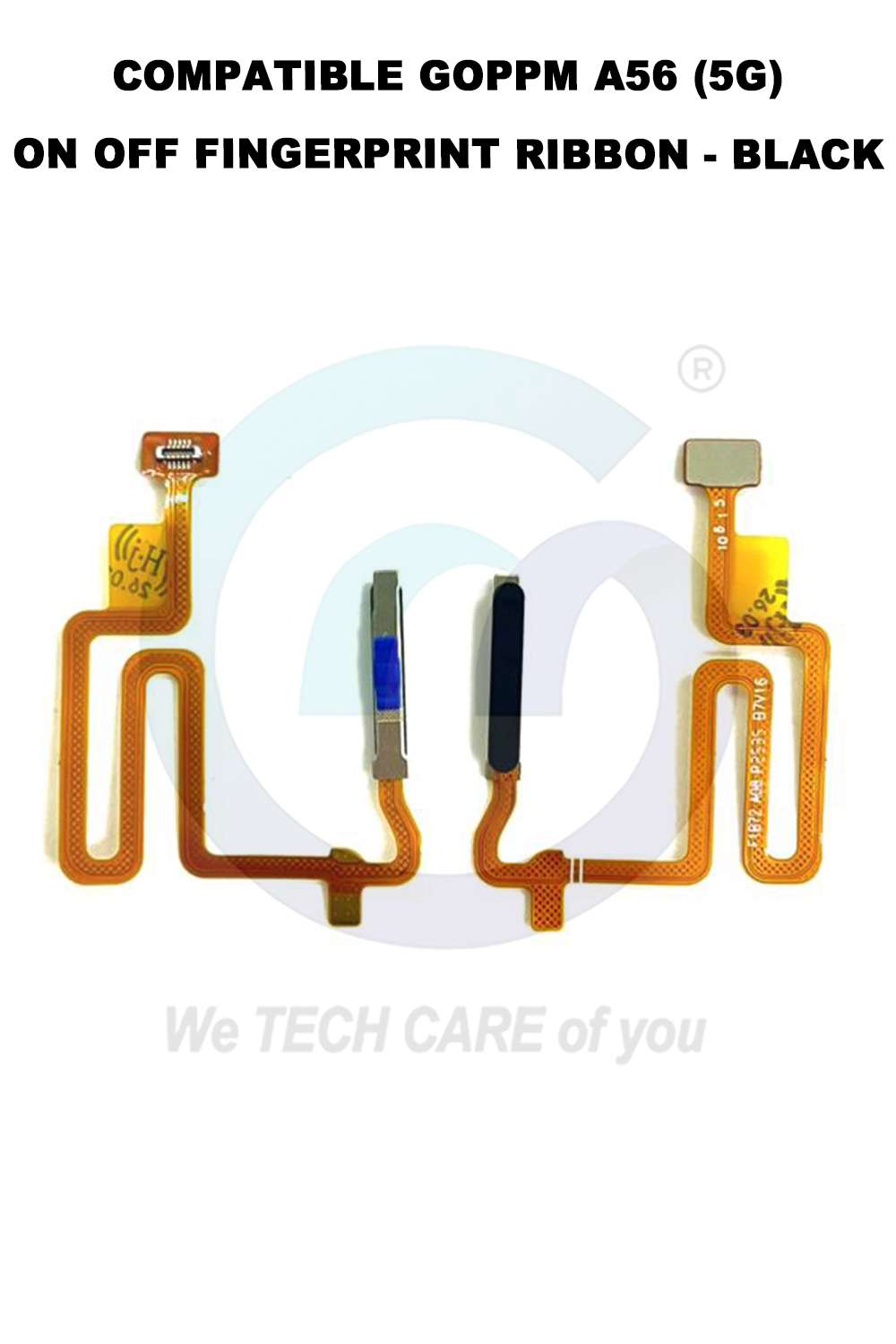 COMPATIBLE GOPPM A56 (5G) ON OFF FINGERPRINT RIBBON - BLACK