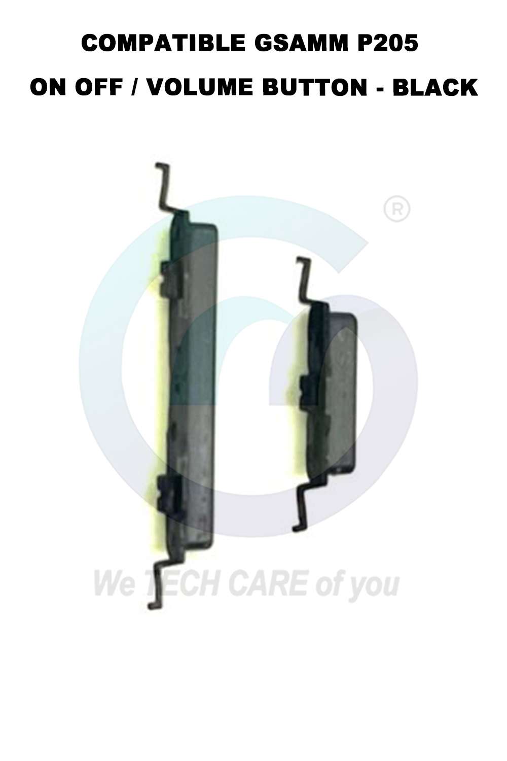 COMPATIBLE GSAMM P205 ON OFF / VOLUME BUTTON - BLACK